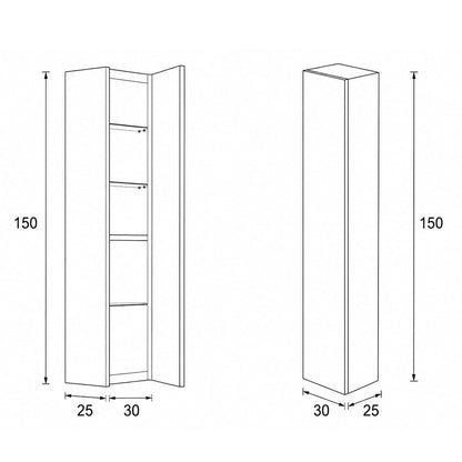 Mueble columna de baño Novus - The Bath