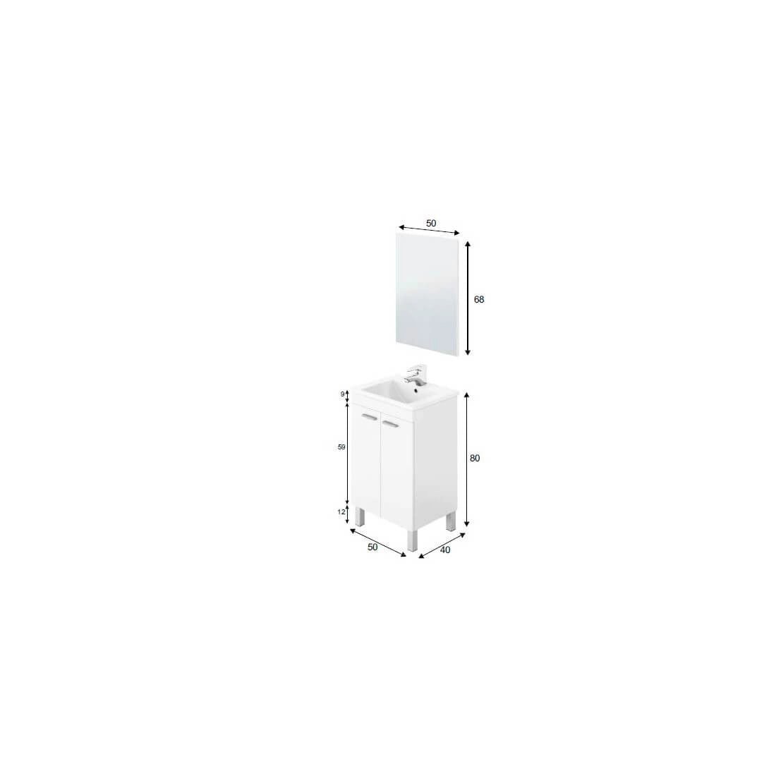 Mueble de baño barato Koncept