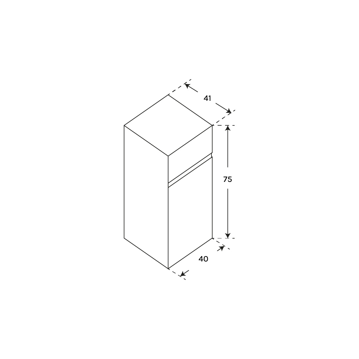 Mueble de baño con fondo reducido Aspra - Thebath