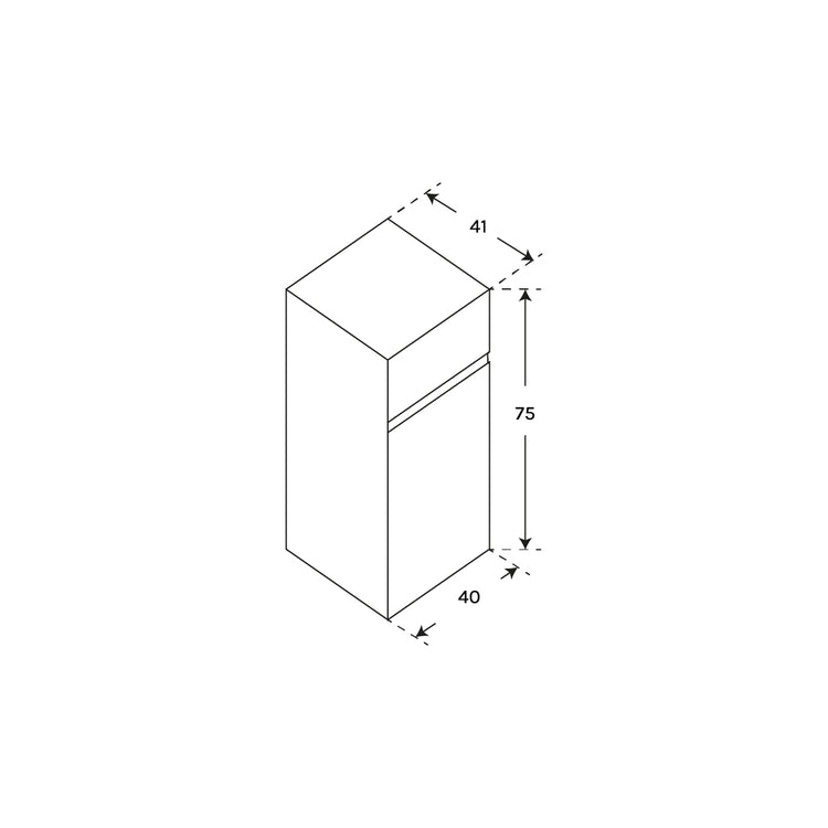 Mueble de baño con fondo reducido Aspra