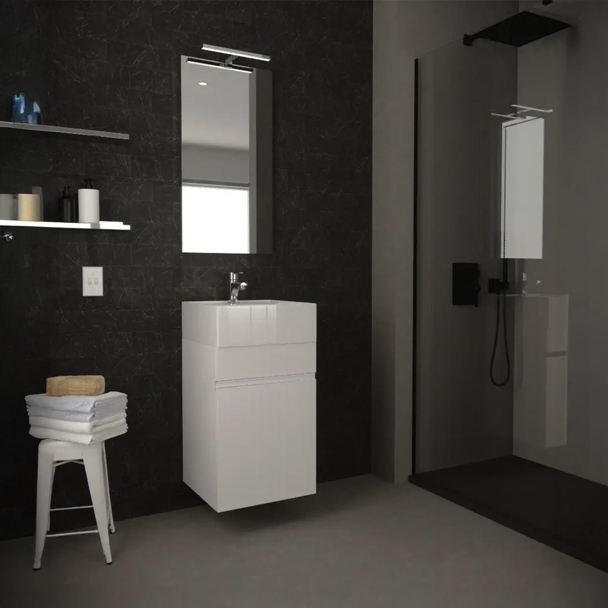 Mueble de baño con fondo reducido Aspra - Thebath