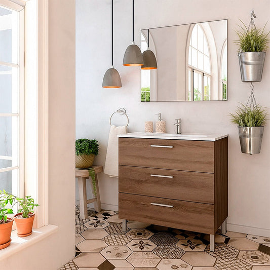 Mueble de baño con patas - Thebath