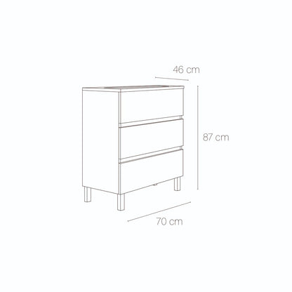 Mueble de baño con patas Esencial - The Bath
