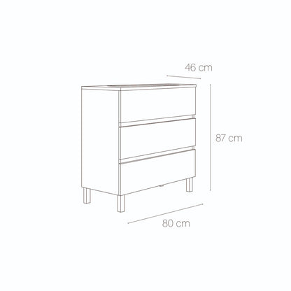 Mueble de baño con patas Esencial - The Bath