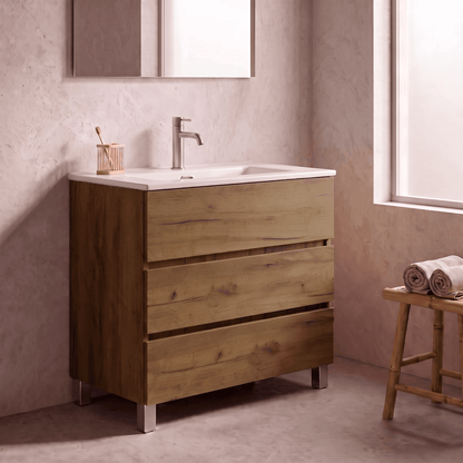 Mueble de baño con patas Triana y lavabo - The Bath