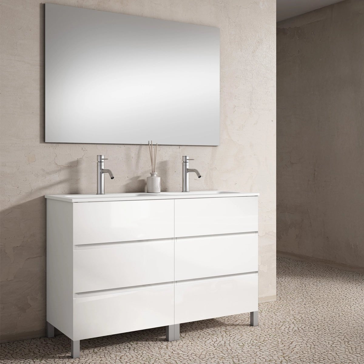 Mueble de baño con patas y lavabo Esencial - The Bath
