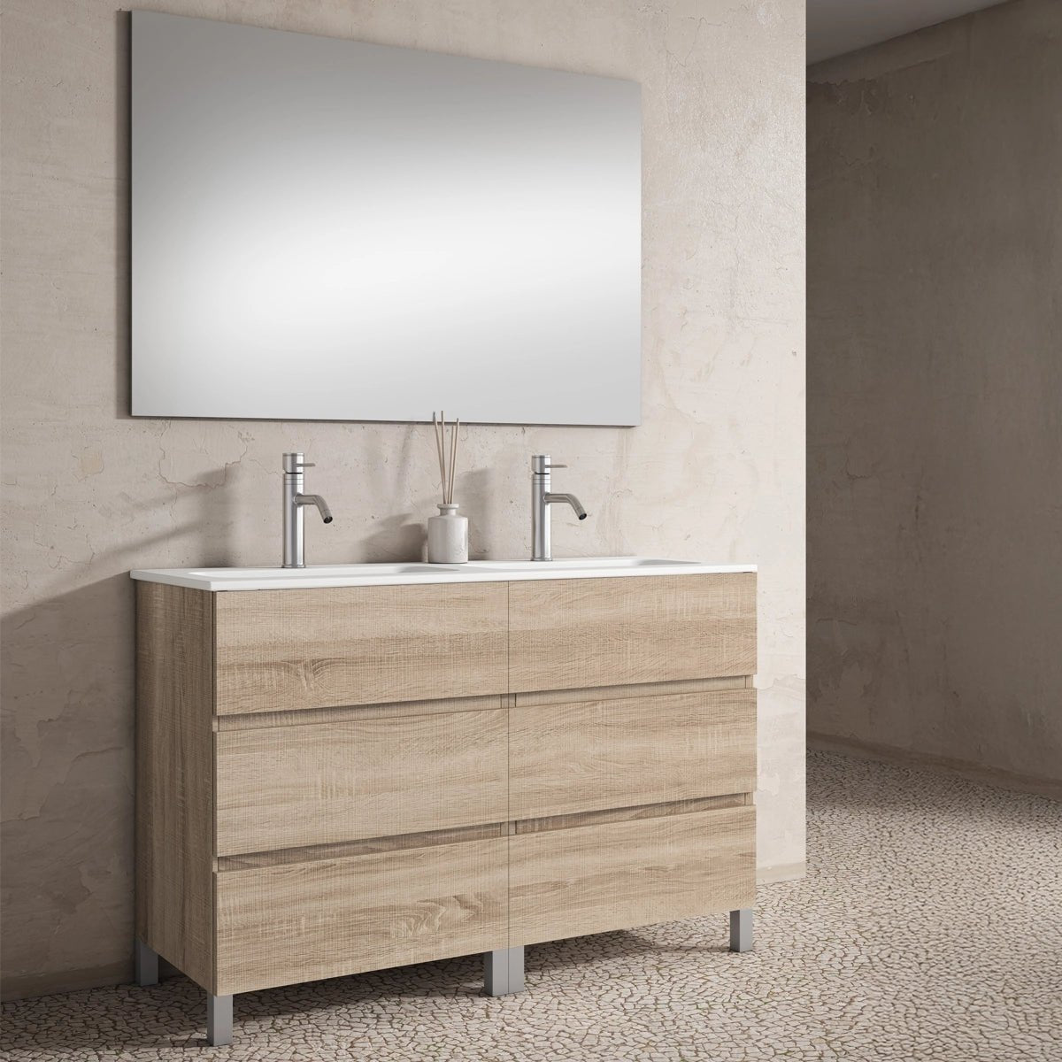 Mueble de baño con patas y lavabo Esencial - The Bath