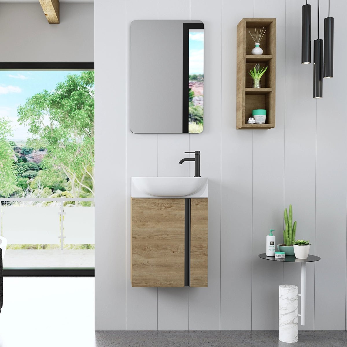 Mueble de baño fondo reducido Versa - The Bath
