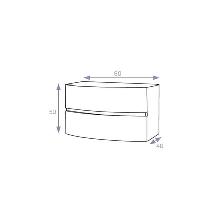 Mueble de baño Moderno Curve
