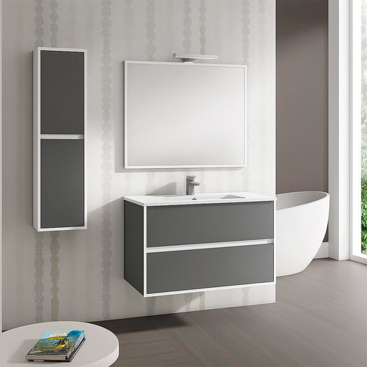 Mueble de baño para colgar Bicolor - Thebath