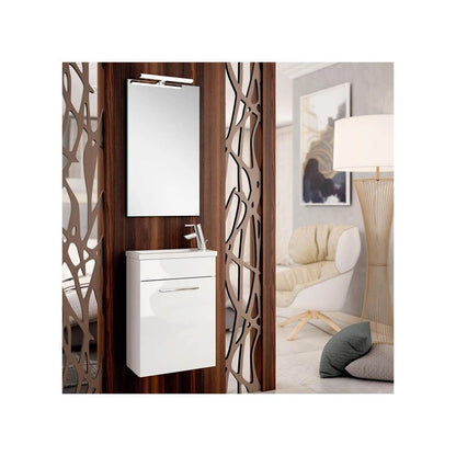 Mueble de baño pequeño con lavabo