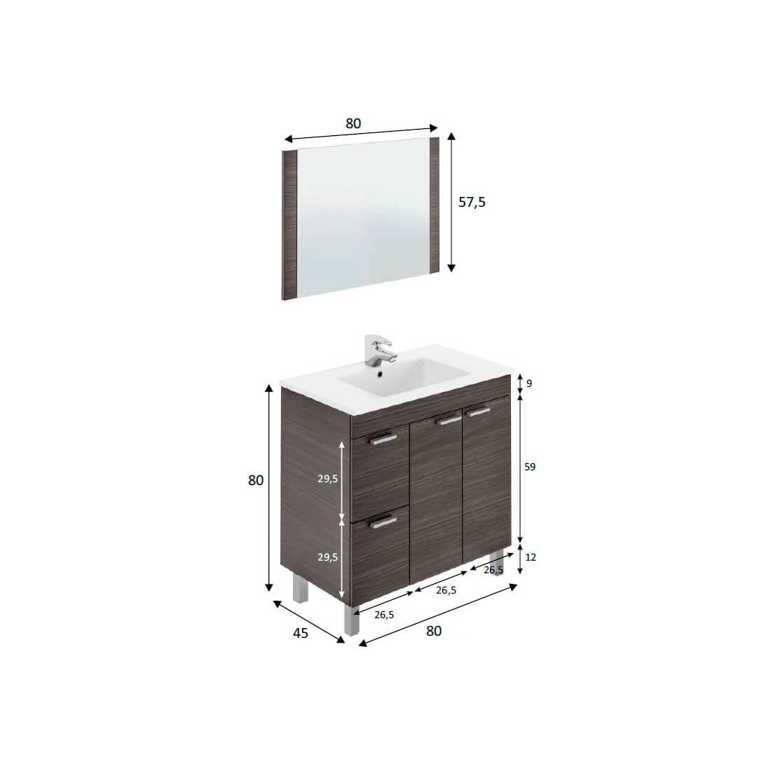 Mueble de baño Aktiva