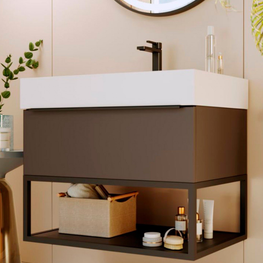 Mueble de baño suspendido Spok