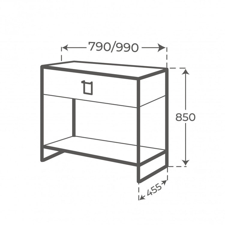 Mueble de baño un cajón Gorbea