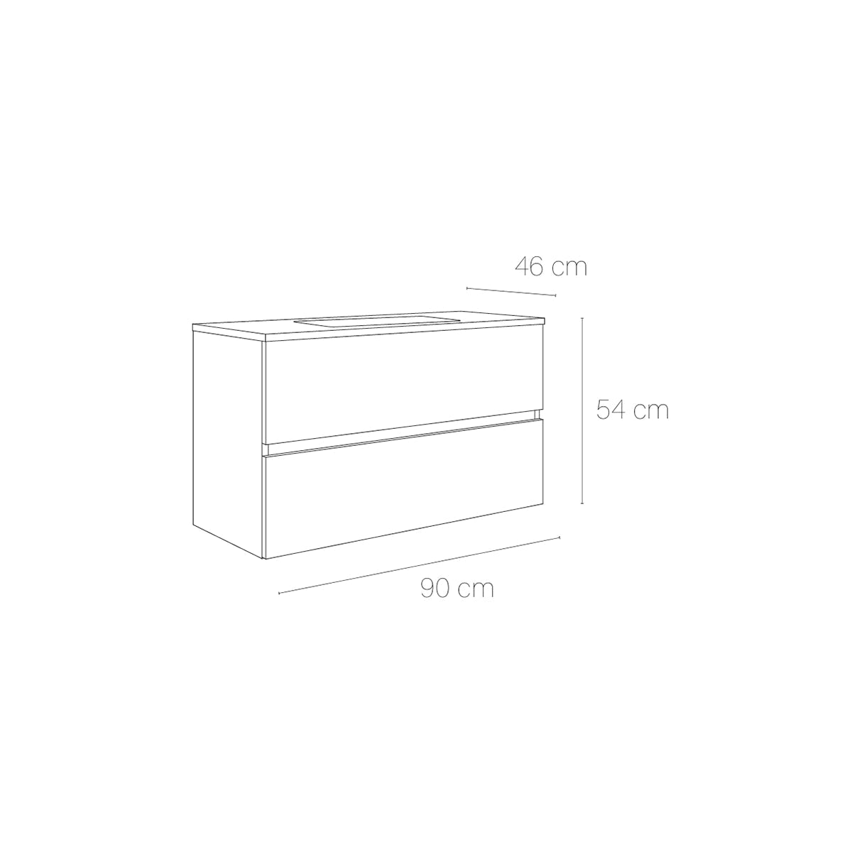 Mueble lavabo Esencial - The Bath