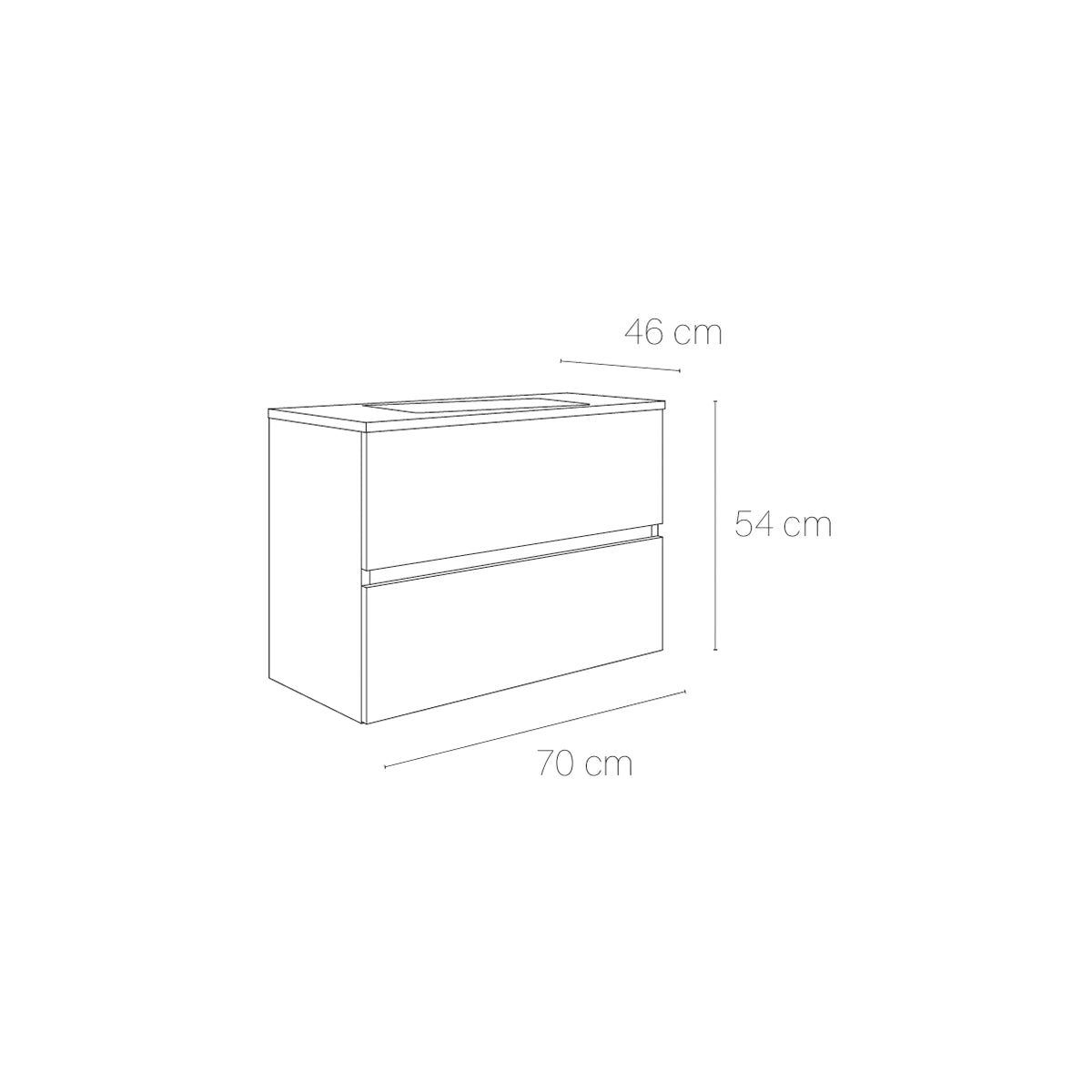Mueble lavabo Esencial - The Bath