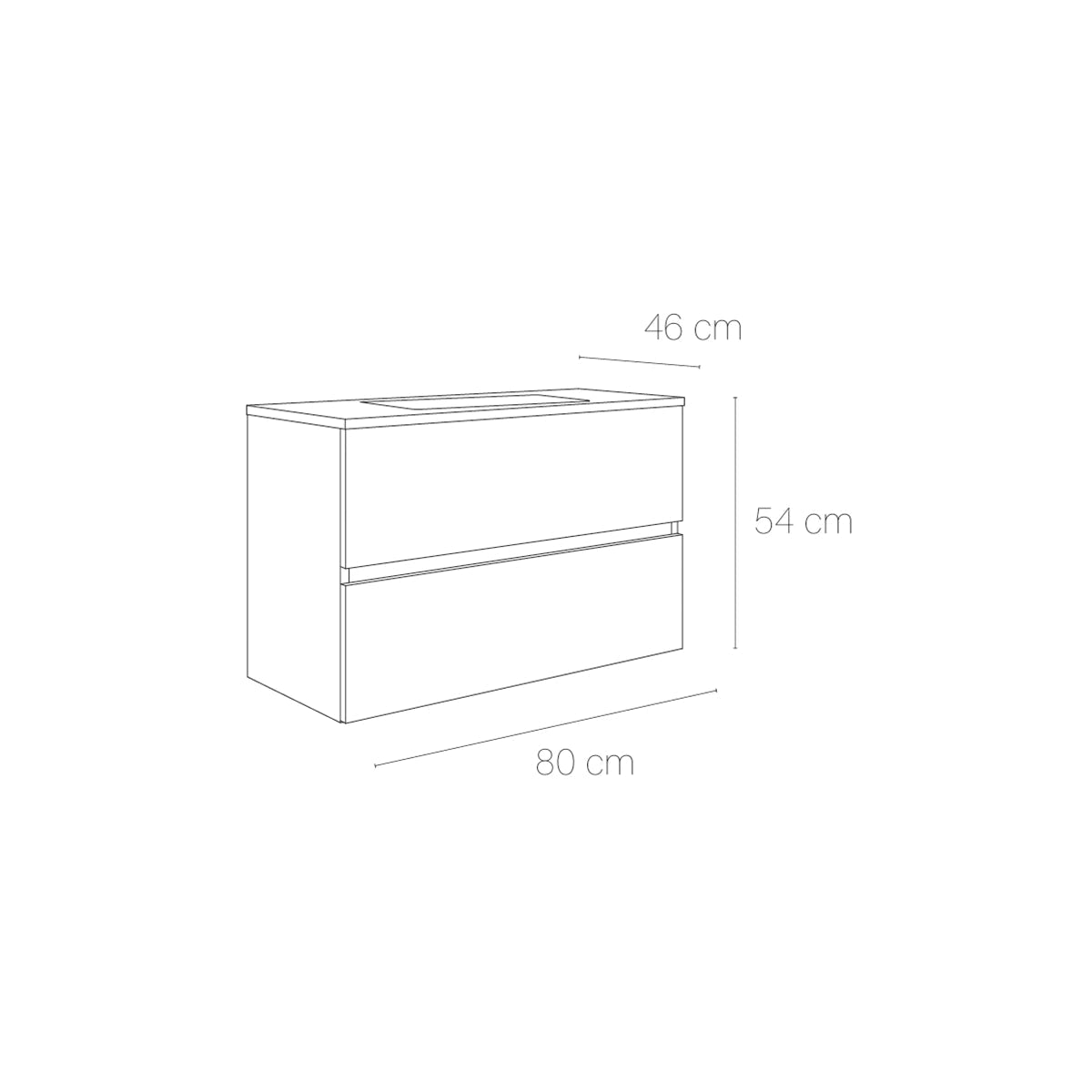 Mueble lavabo Esencial - The Bath