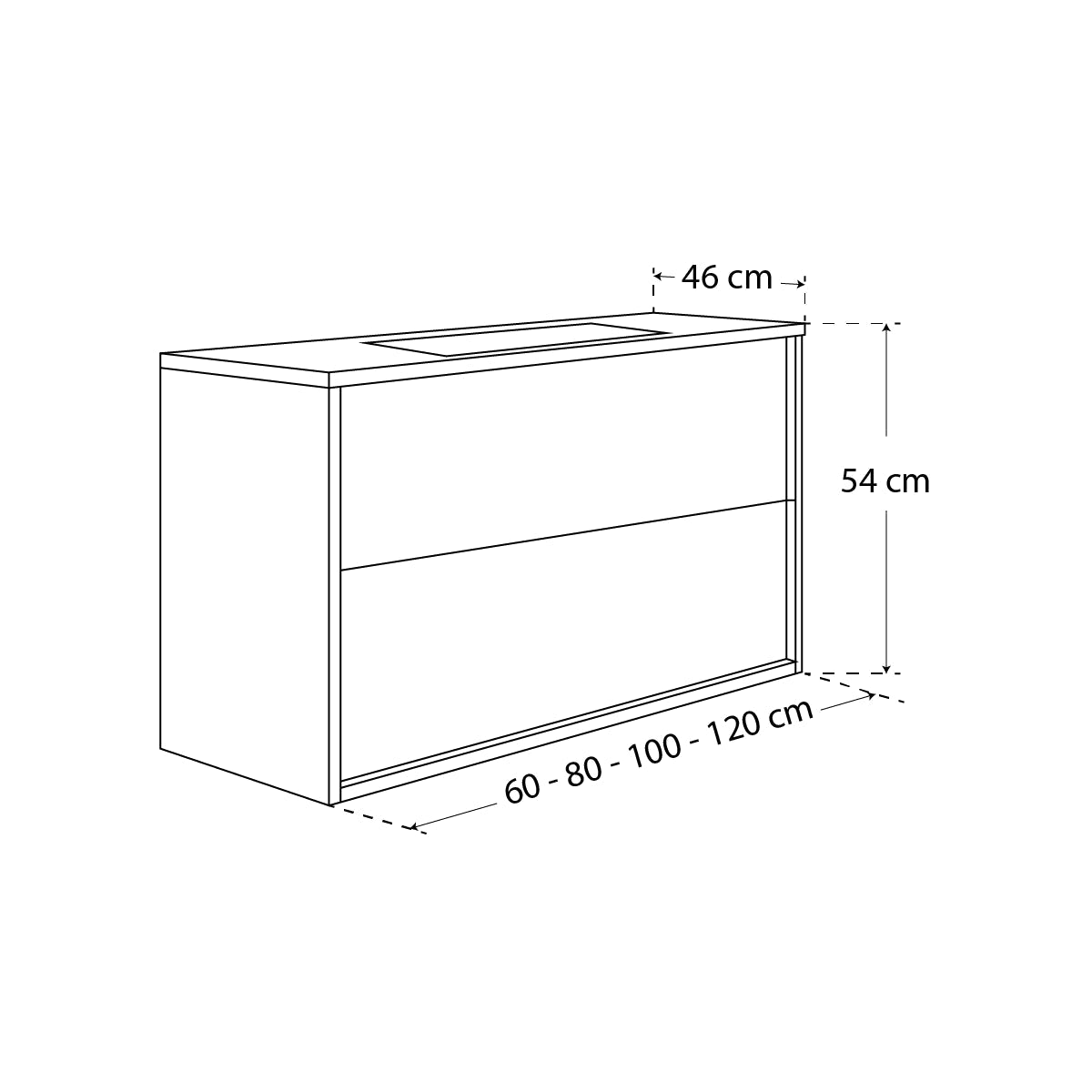 Mueble moderno para baño Doly - Thebath