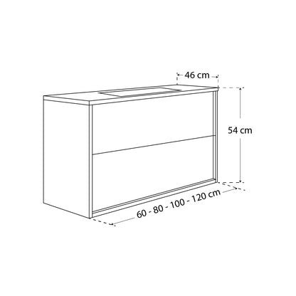 Mueble moderno para baño Doly - Thebath