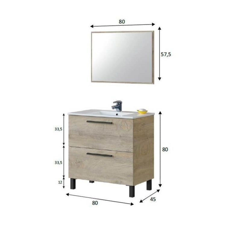 Mueble para baño con lavabo Air