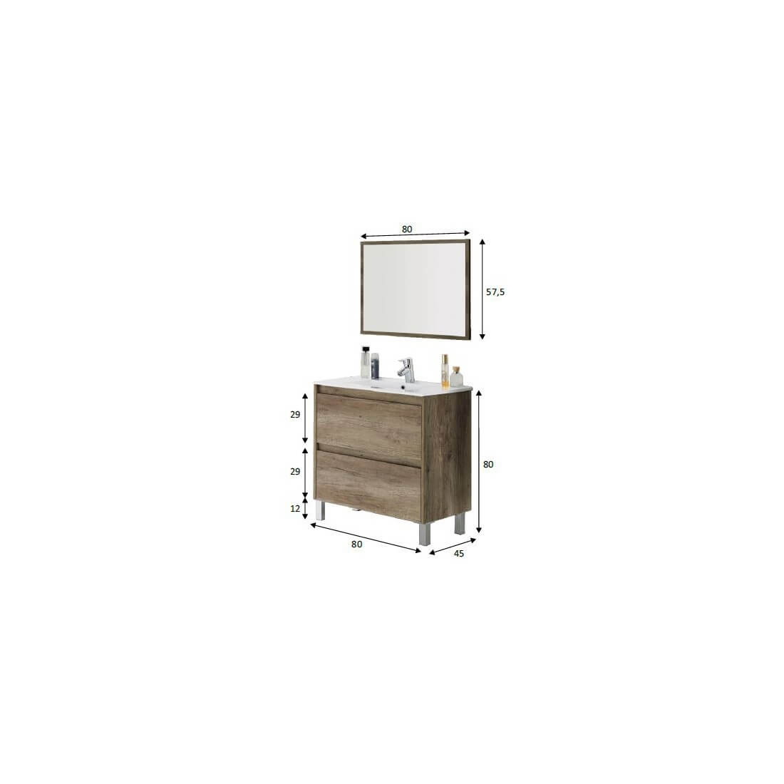 Mueble para baño Dakota
