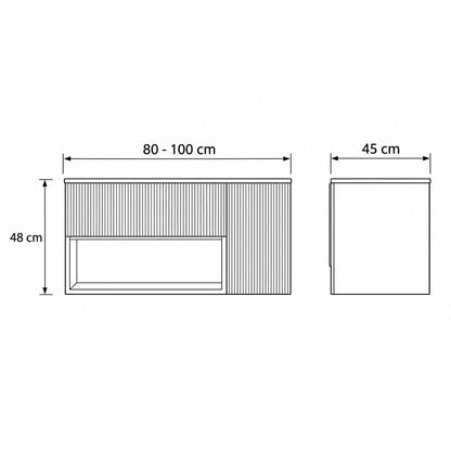 Mueble suspendido Manila - The Bath
