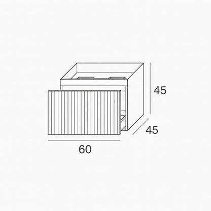 Mueble suspendido Saona - Thebath