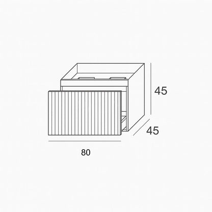 Mueble suspendido Saona - Thebath