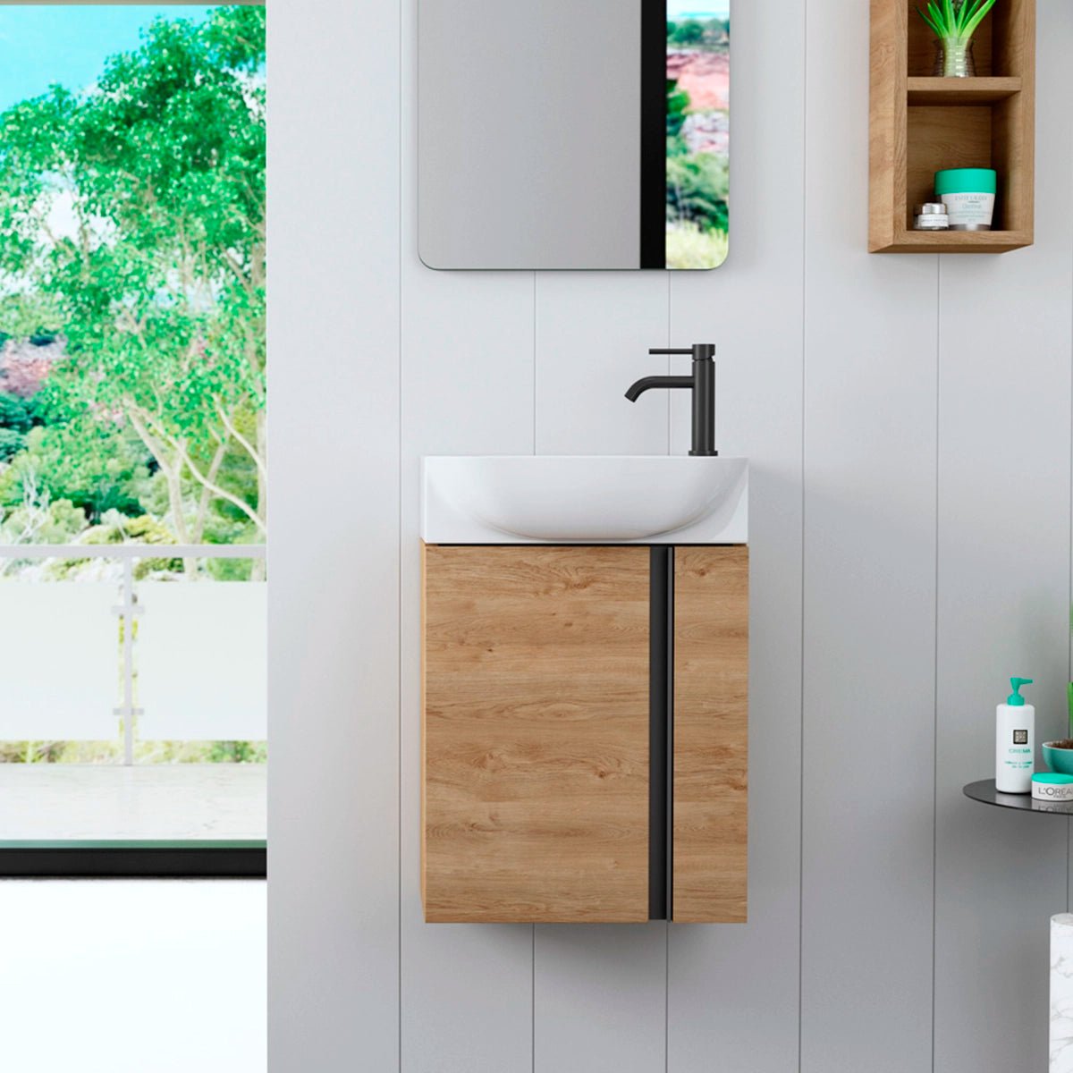 Mueble de baño fondo reducido Versa - Thebath