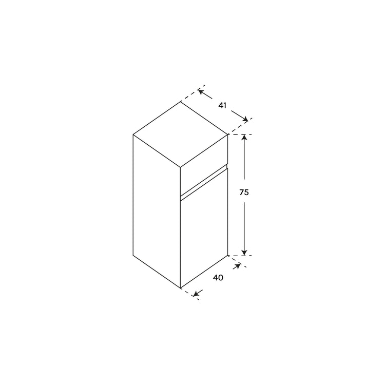 Mueble de baño con fondo reducido Aspra