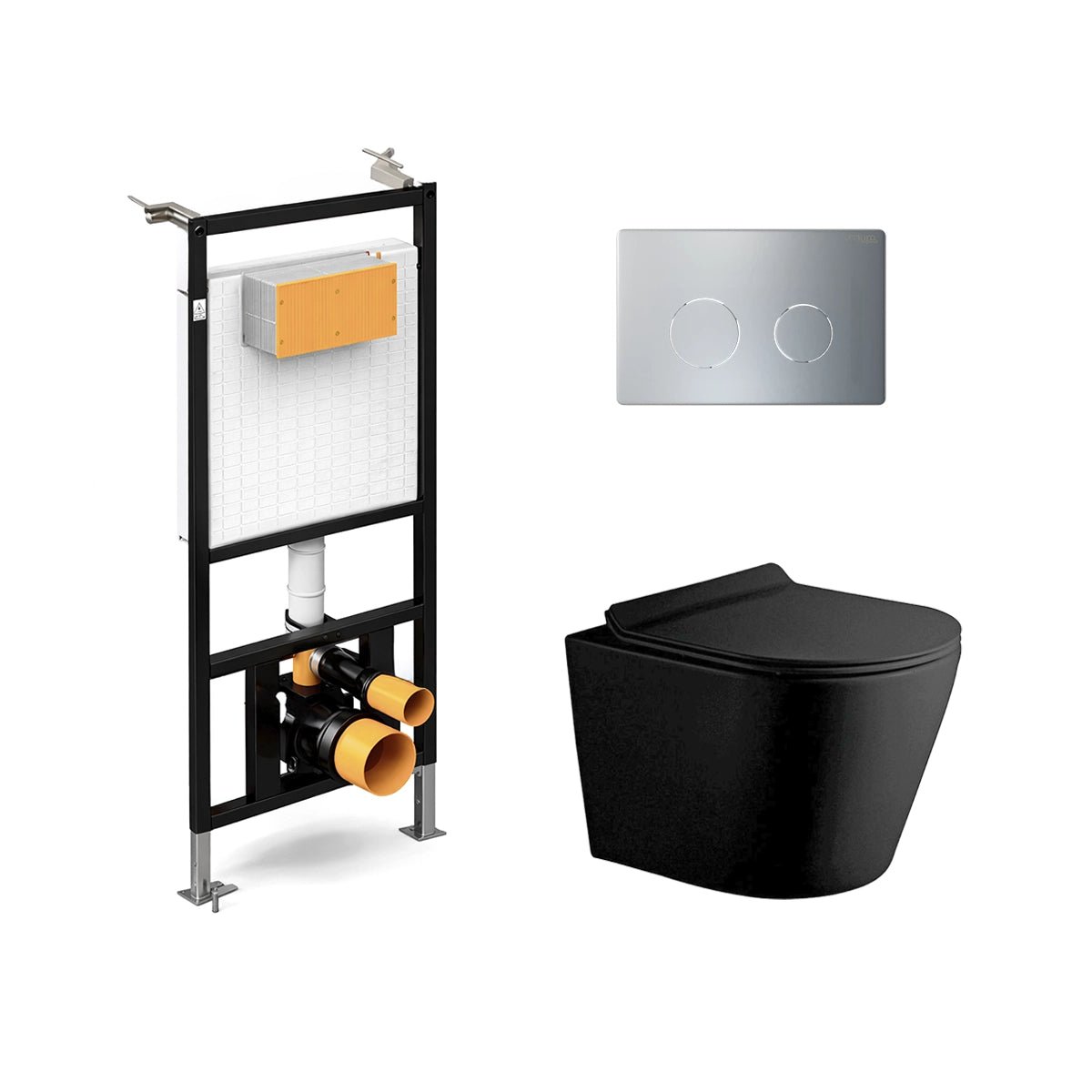 Pack cisterna empotrada suspendida + Inodoro Hada - The Bath