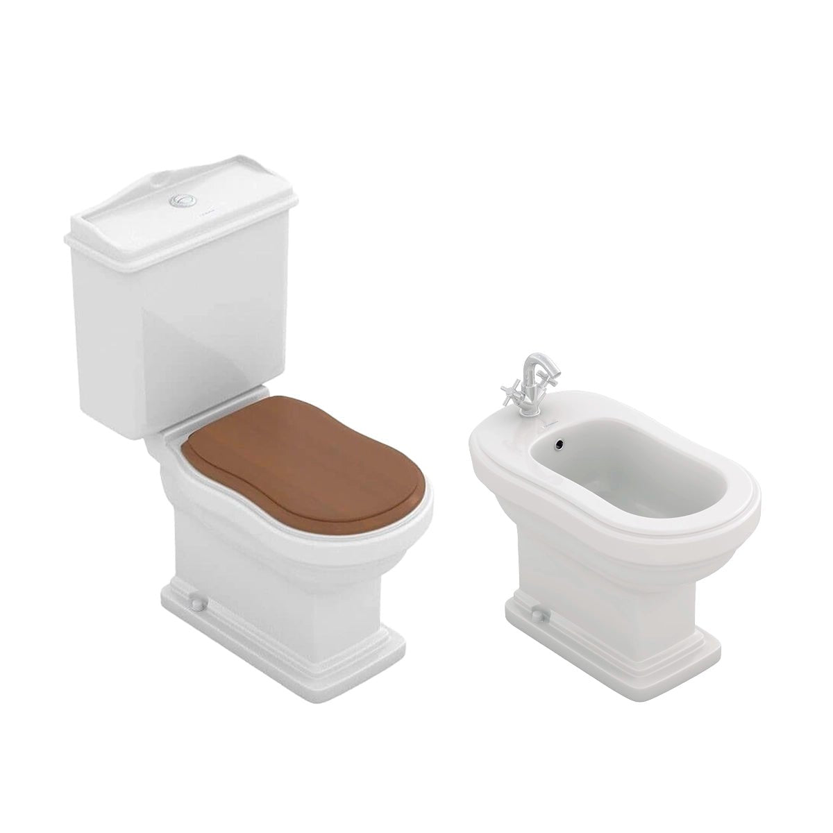 Pack Inodoro + bidé Vintage Atenas - The Bath