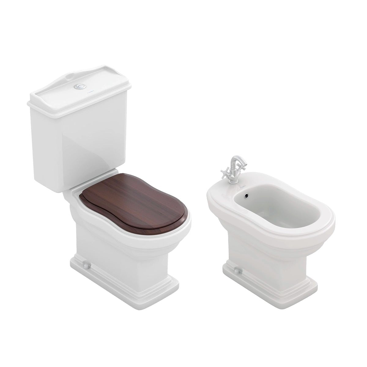 Pack Inodoro + bidé Vintage Atenas - The Bath
