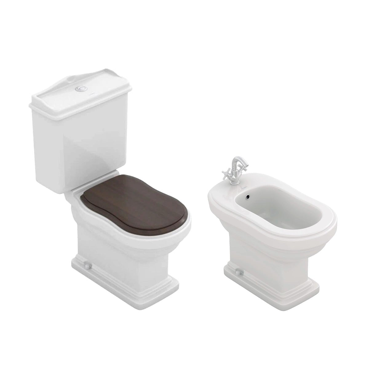 Pack Inodoro + bidé Vintage Atenas - The Bath