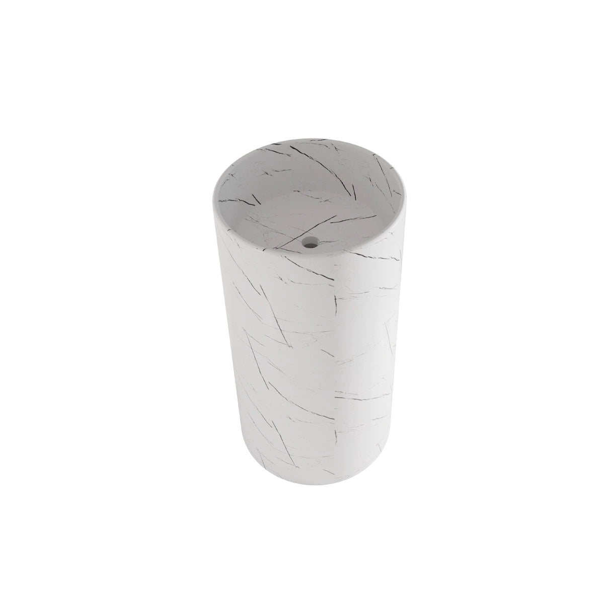 Pack Inodoro Blanco Marmolado + Lavabo Blanco Marmolado Líjar - Thebath