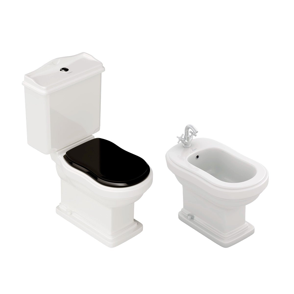 Pack inodoro clásico + bidé Atenas - The Bath