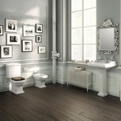 Pack inodoro con tapa madera + Lavabo Atenas - The Bath