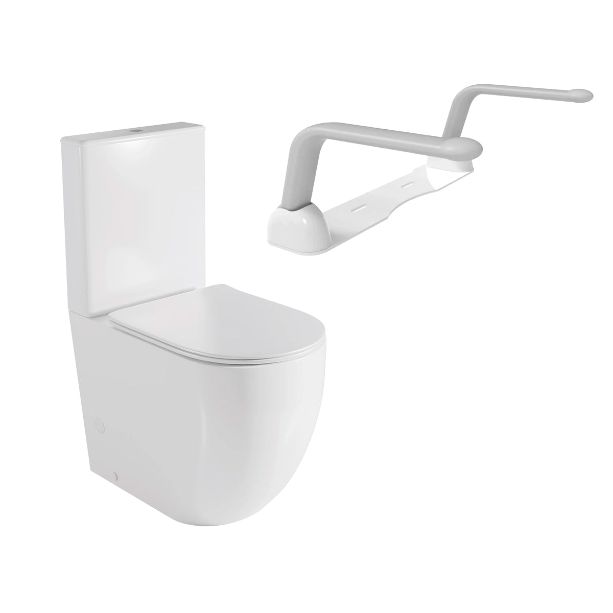 Inodoro alto especial Jena PMR + brazos