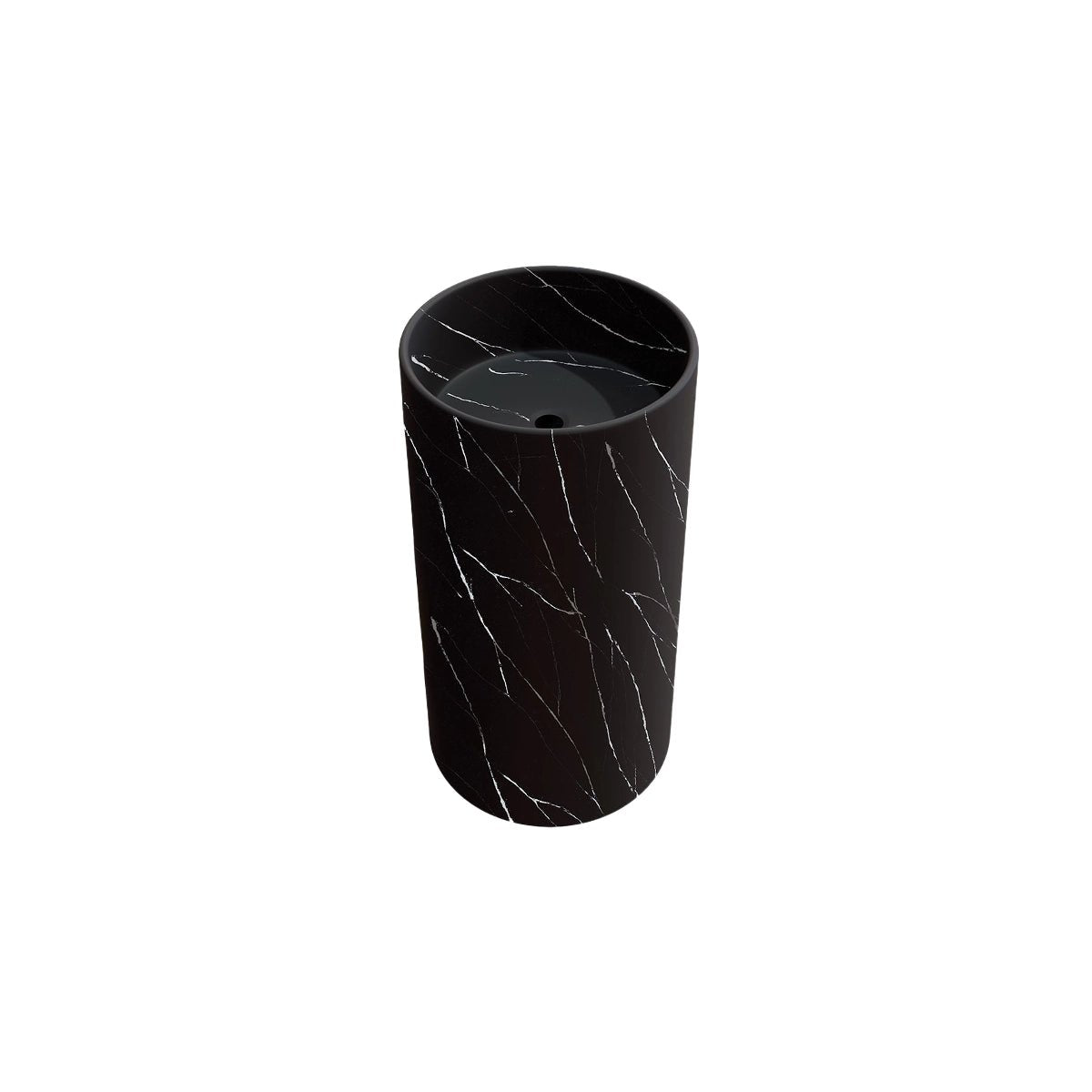 Pack Inodoro + Lavabo Negro Marmolado Líjar - Thebath