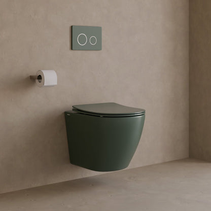 Pack inodoro verde + cisterna empotrada - The Bath