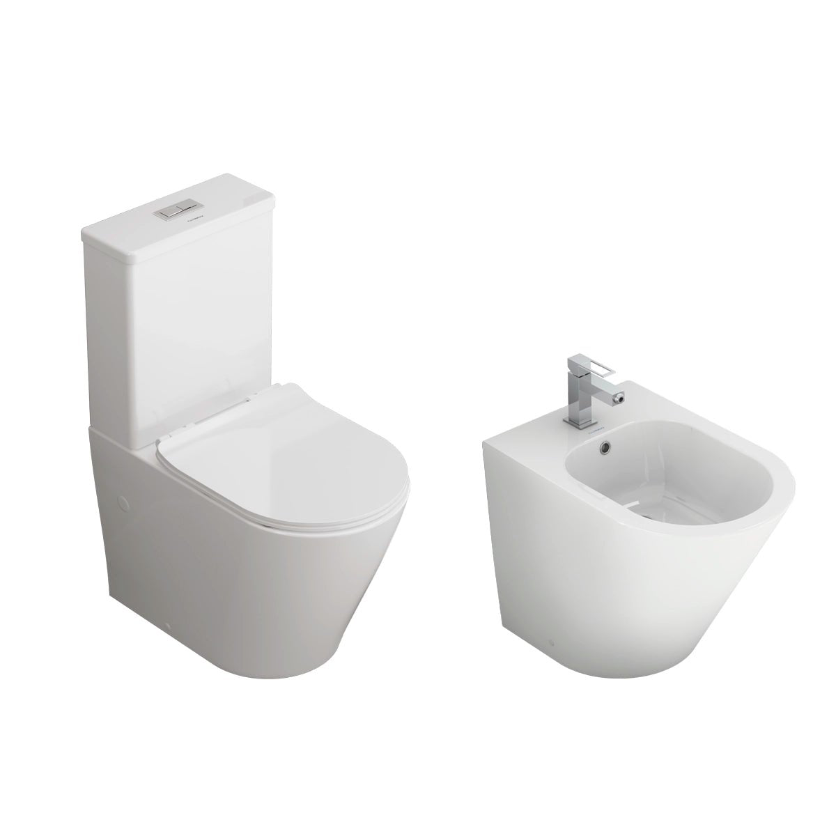 Inodoro tanque bajo Bolonia Rimless