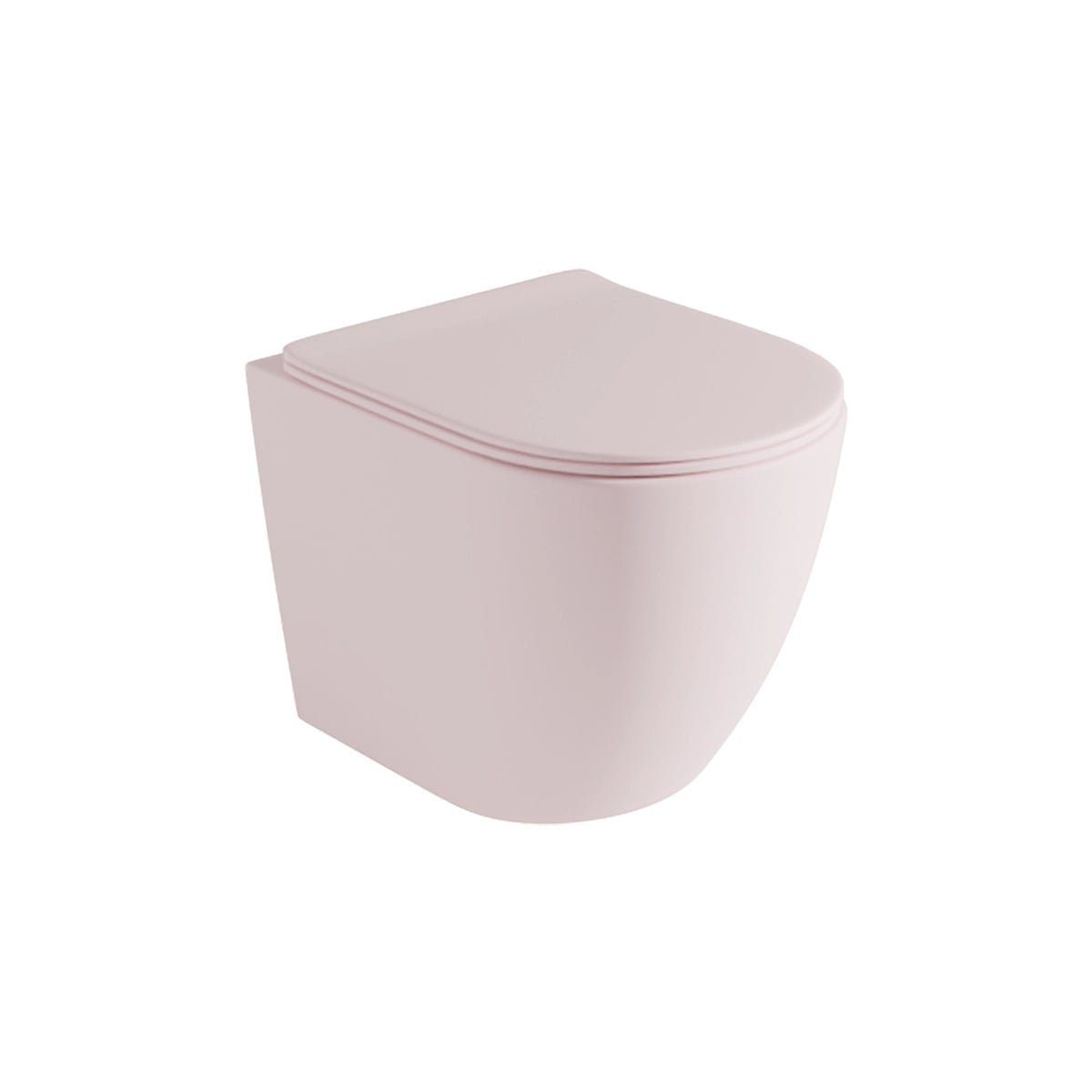 Pack Inodoro y Lavabo Redondo Rosa Jana - Thebath