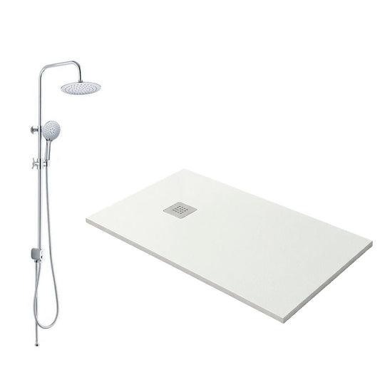 Pack Plato resina + columna Habana - The Bath