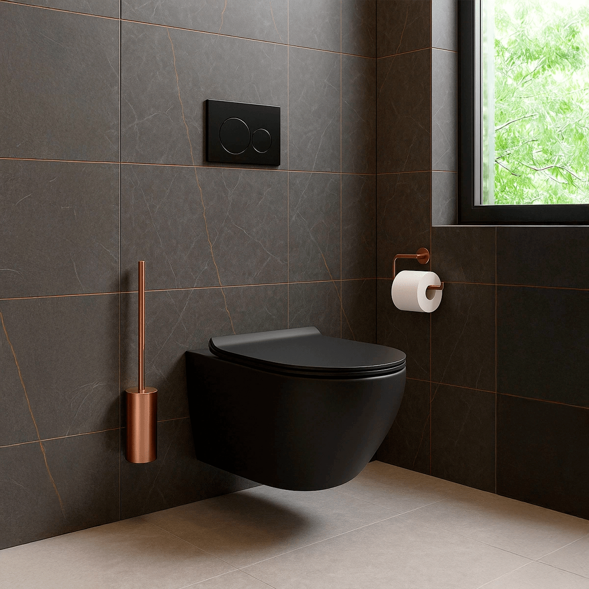 Pack suspendido cisterna empotrada + inodoro Durante - Thebath