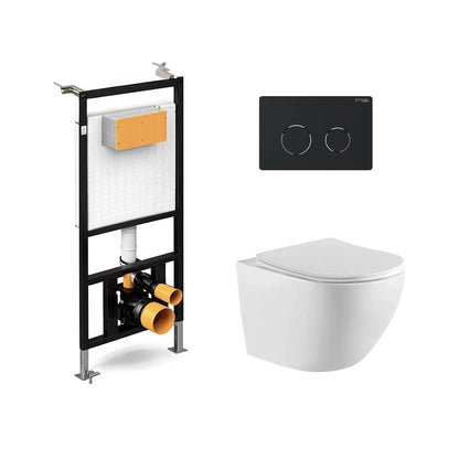 Pack suspendido cisterna empotrada + Inodoro Durante Suspendido - The Bath