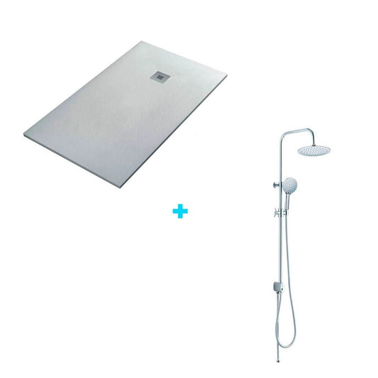 Pack Plato resina + columna Habana