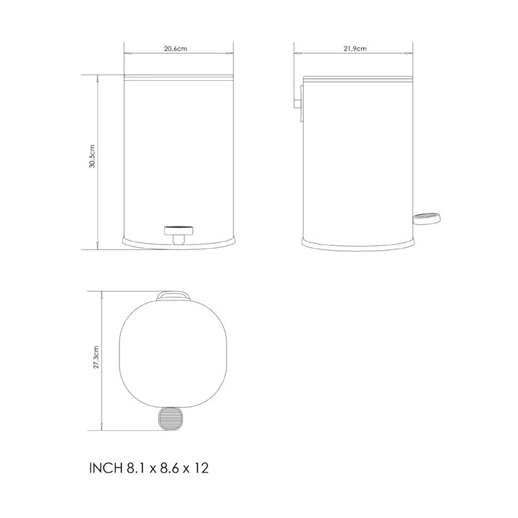 Papelera 5L Essentials