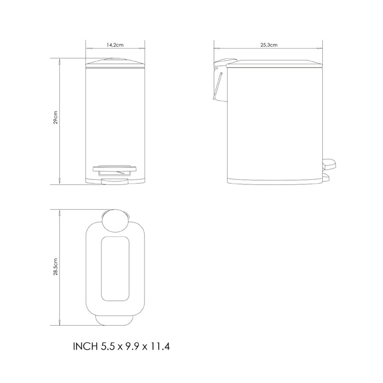 Papelera de diseño Essentials