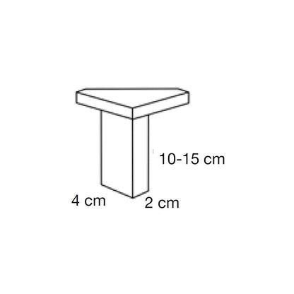 Patas para mueble de baño suspendido Essentials - The Bath