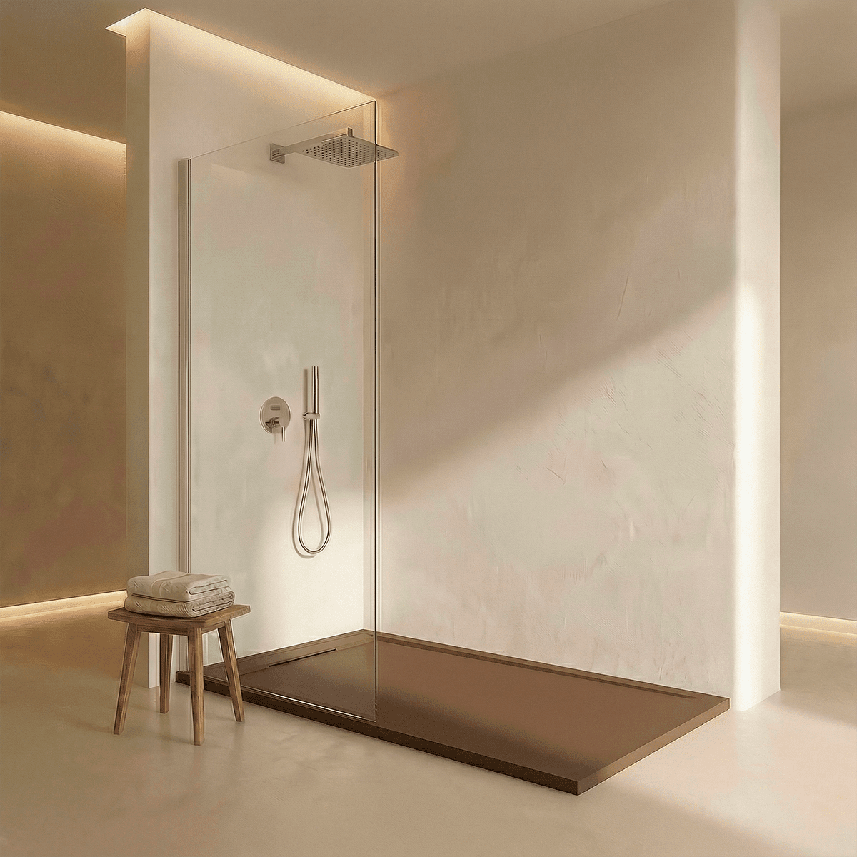 Plato de ducha de resina Basalto - The Bath